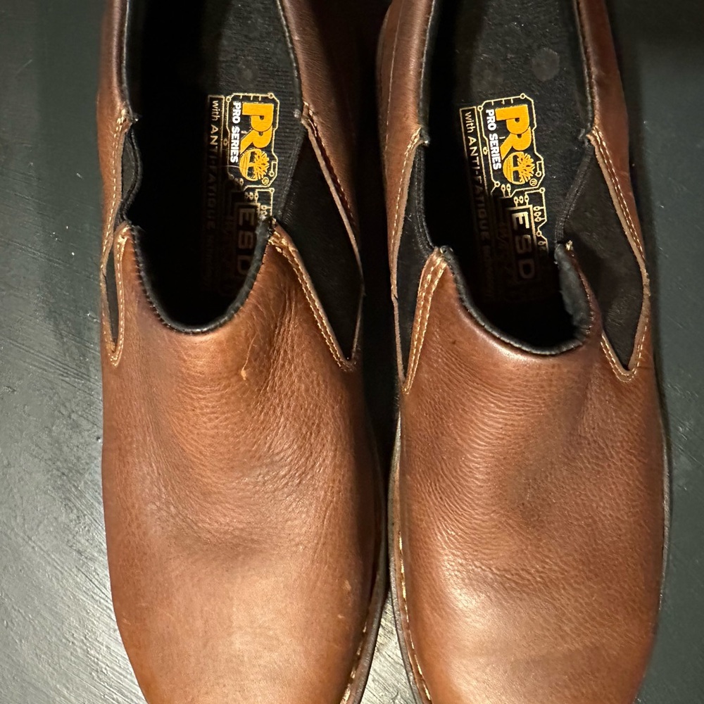 Timberland low cut boots.